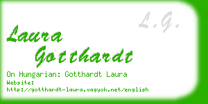 laura gotthardt business card